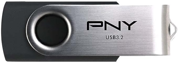 PNY Turbo Attache R USB 3.2 Flash Drive, 128GB