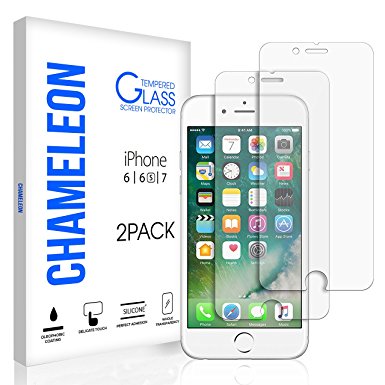 iPhone 7 6S 6 Screen Protector, Chameleon iPhone 7 Tempered Glass Screen Protector for Apple iPhone 7, iPhone 6S, iPhone 6 (2-Pack)