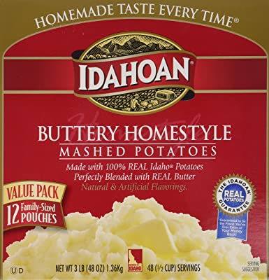Idahoan Buttery homestyle flavored mashed potatoes, 3 Pound