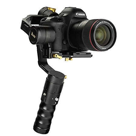 Ikan Beholder 3-Axis Gimbal Stabilizer with Encoders for DSLR and Mirrorless Cameras, Black (EC1)