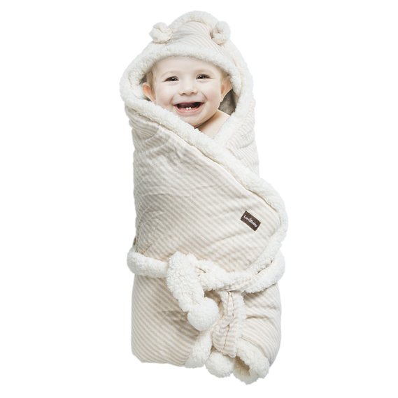 Baby Receiving Blanket - Organic Un-Dyed Cotton Swaddle Wrap Blanket