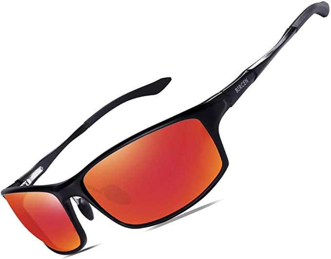 Bircen Polarized Sunglasses for Men Women UV Protection Driving Golf Fishing Sports Sunglasses