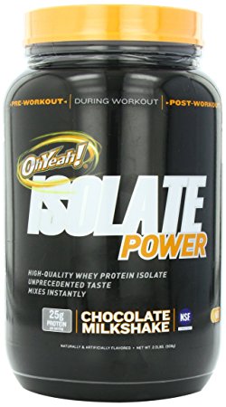 ISS Research OhYeah! Isolate Power, Chocolate Milkshake, 2 Pound