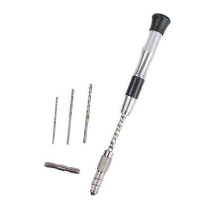 Neiko® 10517A Precision Push Manual Hand Drill | Includes 3 Drill Bits