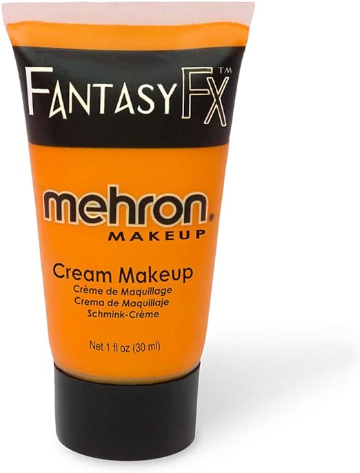 Mehron Makeup Fantasy F/X Water Based Face & Body Paint (1 oz) (ORANGE)