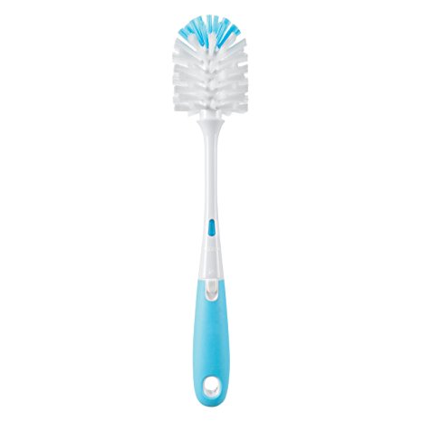 OXO Tot Bottle Brush with Nipple Cleaner, Aqua