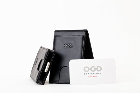 OCD RFID Wallet- Secure & Sleek- Black