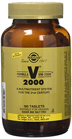 Solgar Formula VM-2000Â Tablets (Multi-Nutrient System With Herbs) - 180 tablets