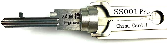 LiShi Tools SS001 Ⅱ-Groove Decord and Pick Tools for Electric Control Lock,Door Lock LiShi Tool Opener
