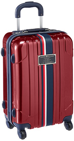 Tommy Hilfiger Lochwood 21 Inch Spinner Carry-On Luggage, Burgundy, One Size