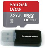 32GB Memory Card for GoPro Hero3 Hero3 - Sandisk Ultra 32G micro SDXC Micro SD UHS-1 TF Class 10 for Hero3 White Edition  Hero3 Black Edition  Hero3 Silver Edition w Everything But Stromboli Memory Card Reader