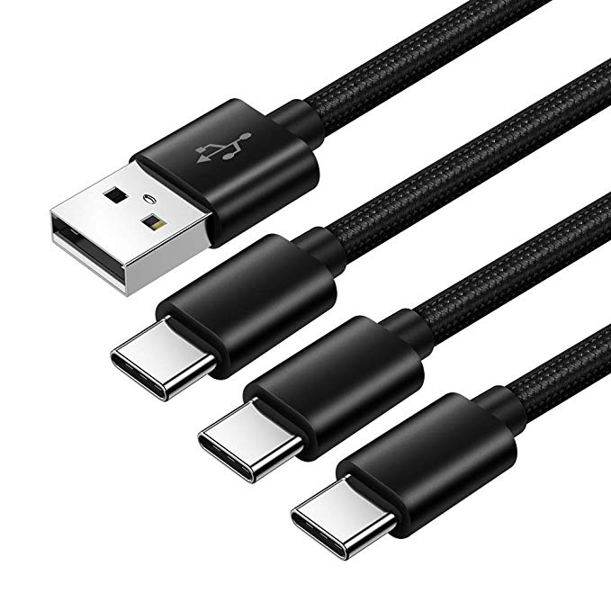 S8 S9 Power Cable Charging Cord For LG Q7 Q7  Plus Q8 Samsung Galaxy S8 Edge,Asus Zenfone V/Life/5Z/AR/5,3/Zoom/Deluxe/Ultra,ZTE Max XL/Blade V8 Pro Phone Charger Wire,USB Type C Fast Charge 3-6-10-FT