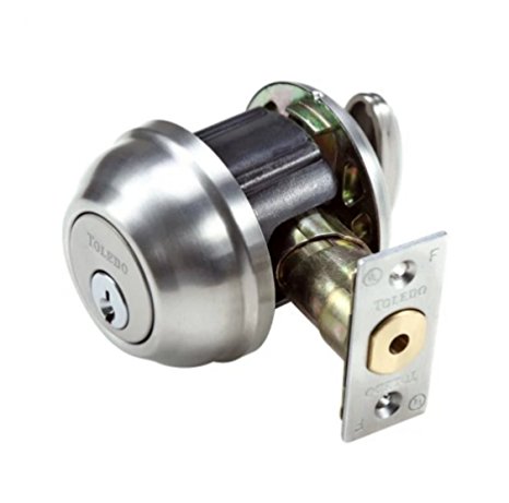 Door Dead Bolts Single Cylinder Keyed - Grade 2 With Restricted High Security Keys (Complimentary Uniquely Keyed Alike When Several Purchased Per Order)