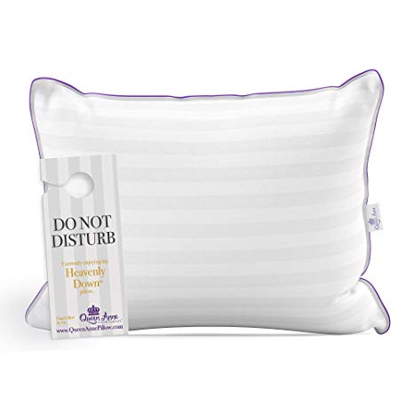 Luxury Hotel Quality - The Majesty Down Alternative Hypoallergenic Pillow-Queen Anne's Comfort of Goose Down - Made in USA (Standard Size, Firm Fill)