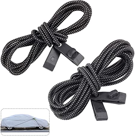 Ayaport Gust Strap Car Cover Straps Wind Guard Protector Super Strong Bungee Cords Secure Car Cover in High Winds Fit Most Cars