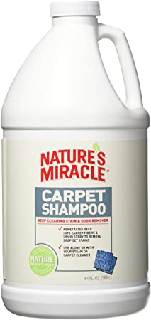 Nature's Miracle P-5554 Deep Cleaning Pet Stain and Odor Carpet Shampoo 64 oz (1/2 gallon)