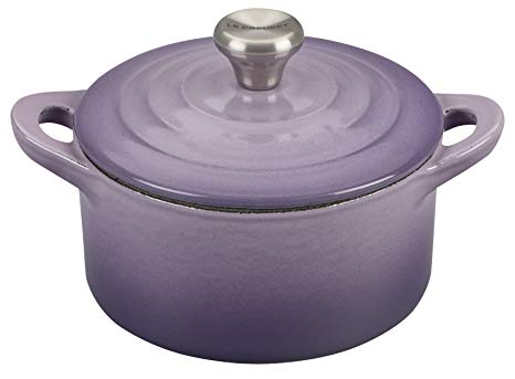 Le Creuset L2501-10SBP Enameled Cast-Iron Mini Cocotte, 1/3-Quart, Provence