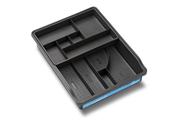 Madesmart Granite Junk Drawer Organizer with Removable top tray