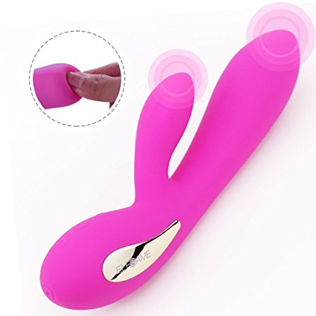 Rechargeable Heating Waterproof Super Mute Wireless Vibrator with 7 Speed Powerful Vibration Body massager(Purple-D)