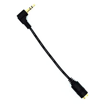 ANRANK AU901003AK 90 Degree Right Angled 3.5mm 3 Poles Audio Stereo Male to Female Extension Cable 10cm Black