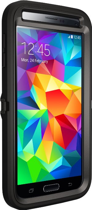 OtterBox Defender Series Samsung Galaxy S5 Case, Frustration-Free Packaging, Black