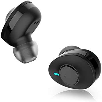 Mucro C1 Bluetooth 5.0 Wireless Earbuds TWS True Wireless Stereo Headphones in Ear Built in Mic Headset Premium Sound for Home Office Car Outdoor Easy Auto-Pair IPX5 Sweatproof