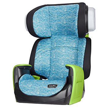 Evenflo Spectrum 2-In-1 Booster Car Seat, Varsity Blue