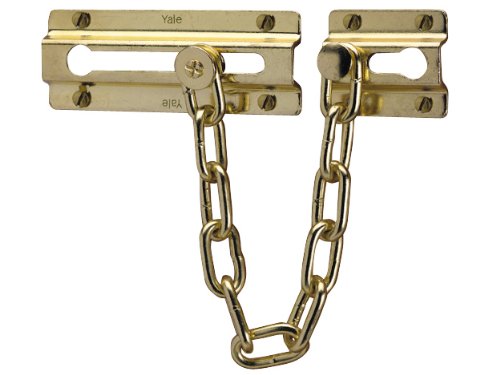 Yale Locks P1037PB Door Chain - Brass Finish