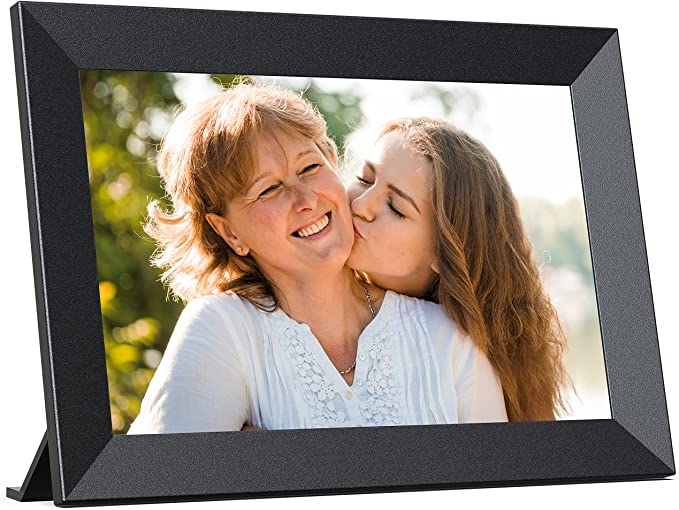 WiFi Digital Picture Frame 10.1 inch, Photo Frame HD IPS Touch Screen with 16GB Storage Auto-Rotate Share Photos and Videos via App, Email at Anytime and Anywhere Black