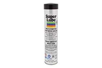Super Lube 21036 Synthetic Grease (NLGI 2), 3 oz Cartridge, Translucent White