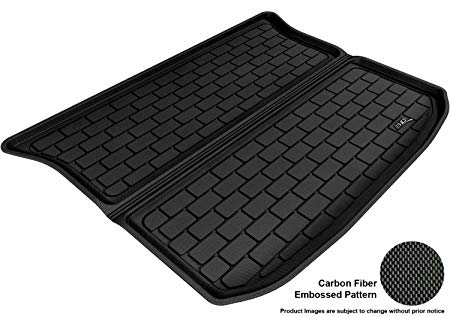 3D MAXpider Cargo Custom Fit All-Weather Floor Mat for Select Ford Edge Models - Kagu Rubber (Black)