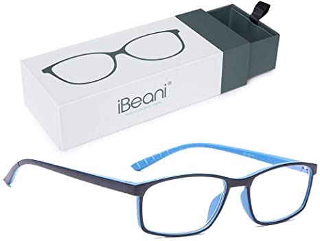 iBeani Blue Light Blocking Glasses - Anti Migraine, Headache, Eyestrain Computer Gaming Glasses for Woman, Men & Kids with Gift Box