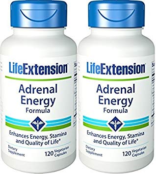 Life Extension Adrenal Energy Formula,120 Pack of 2