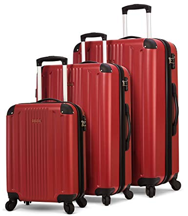 TravelCross Milano Luggage 3 Piece Lightweight Spinner Set