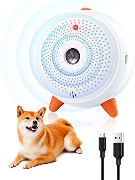 bubbacare Anti Barking Device for Dogs, Dog Barking Control Devices, Rechargeable Bark Deterrent Device for 33FT Control Range, Effective Anti Bark Training Tool for Small Medium Large Dogs