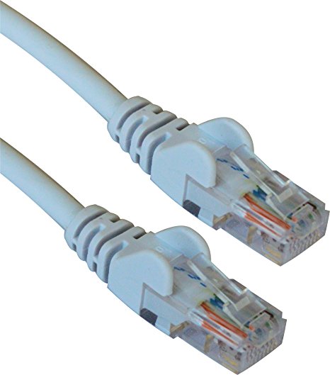 1m 1 metre White Cat5e Ethernet RJ45 High Speed Network Cable Lead Cat 5e