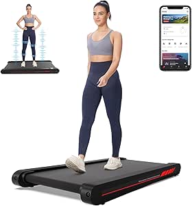 Walking Vibration Pad with APP, 3 in 1 Under Desk Treadmill, 2.5HP Low Noise Walking Treadmill Pad with Remote Control,Portable Treadmill for Home Office