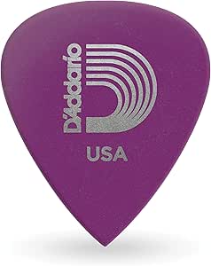 D'Addario Duralin Precision Guitar Picks, Heavy, 25 Pack