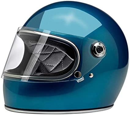 Biltwell Gringo S Helmet (Large/DOT/ECE) (Pacific Blue)