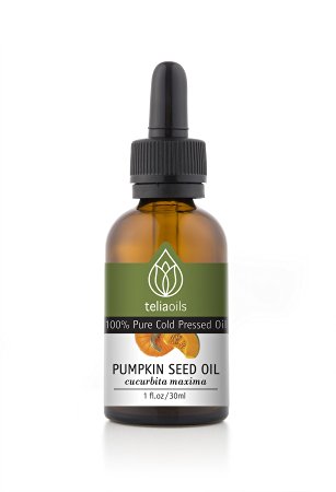 Pumpkin Seed Oil - 100% Pure Cold Pressed, Virgin. Emollient Oil Rich in Vitamins A, C, E and K and Zinc 1.7 Oz / 50 Ml