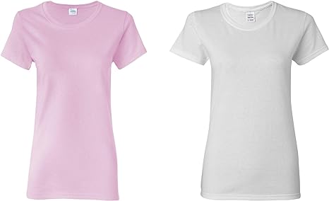 Gildan Women's Heavy Cotton T-Shirt, Style G5000L, 2-Pack