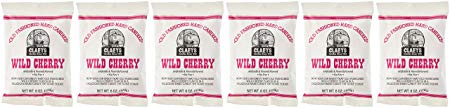 Claeys Old Fashioned Hard Candy Wild Cherry Pack of 6