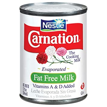 Carnation Evaporated Milk, Fat Free, 12 fl oz