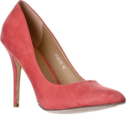 Riverberry Women's Gaby Pointed, Closed Toe Stiletto Pump Heels