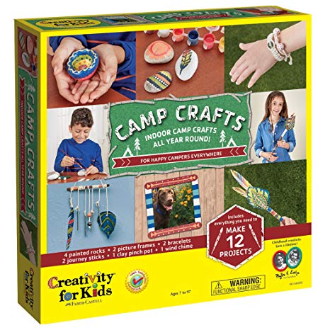 Creativity for Kids Camp Crafts - Create 12 Classic Arts and Craft Projects