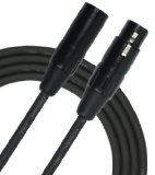 Kirlin Cable MPC-270-25BK - 25 feet - XLR Male to XLR Female Microphone Cable Black PVC Jacket