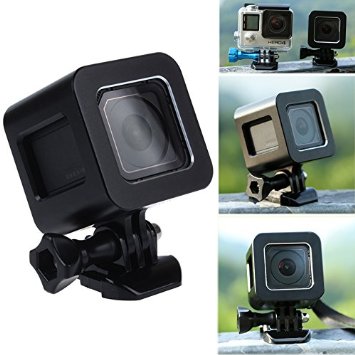Go Pro Hero 4 Session Shell Housing Yemo CNC Aluminum Solid Strong Protector Case Cover For GoPro Hero 4 Session Black