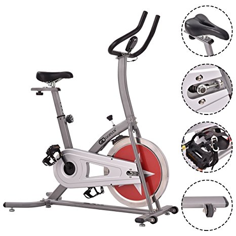 Gymax Indoor Cardio Fitness Exercise Bike Home Gym Cycling Stationary Bike