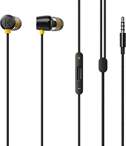 SSE Realme Earbuds 2 Wired Headset with Mic for Android Smartphones (Black, in The Ear)