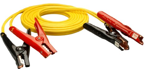 Coleman Cable 08471 12-Feet Medium-Duty Booster Cable with Non-Polar Glow Clamps, 8-Gauge